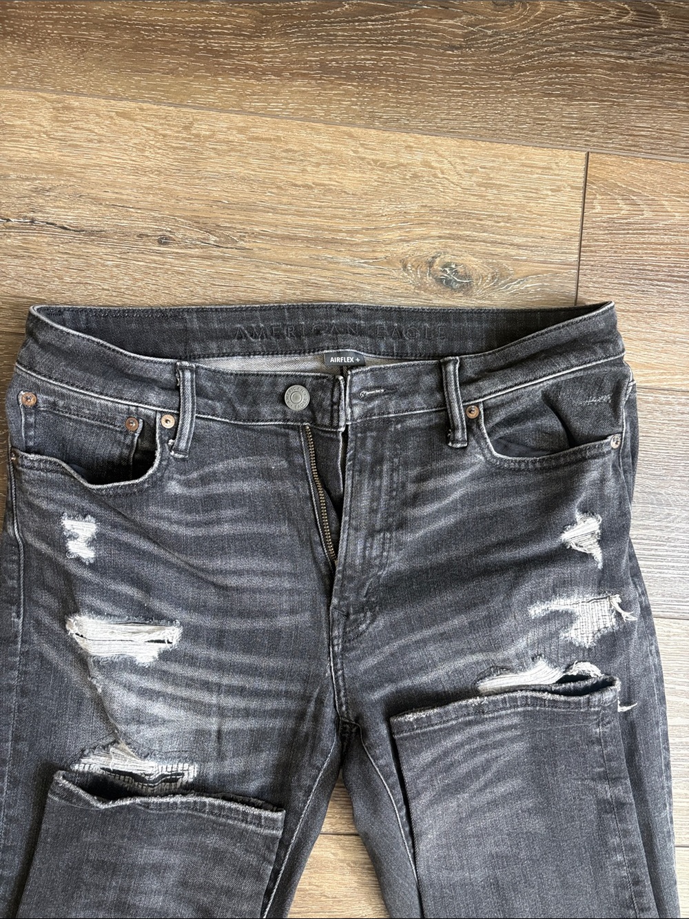 American Eagle Outfitters Men's Ripped Jeans 33 x 34 - Picture 4 of 7